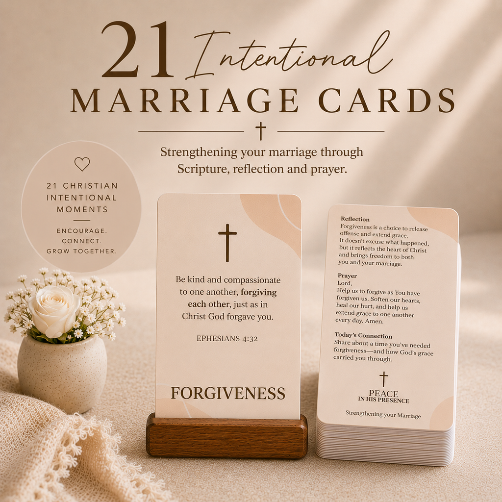 21 Christian Marriage Scripture Cards