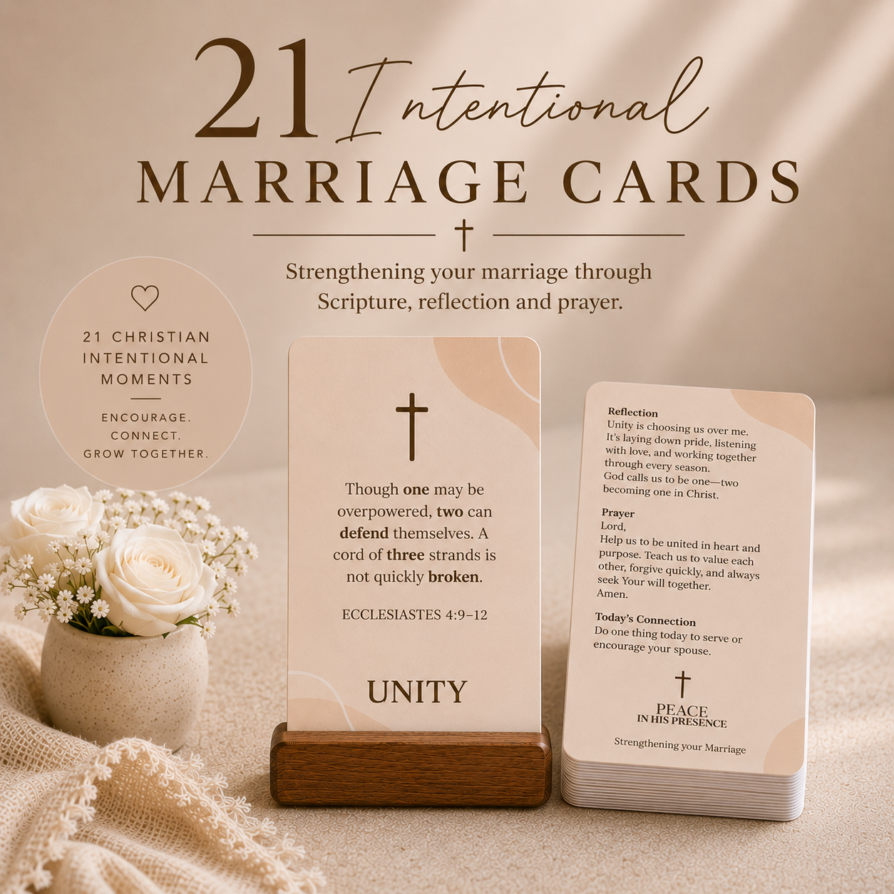 21 Christian Marriage Scripture Cards