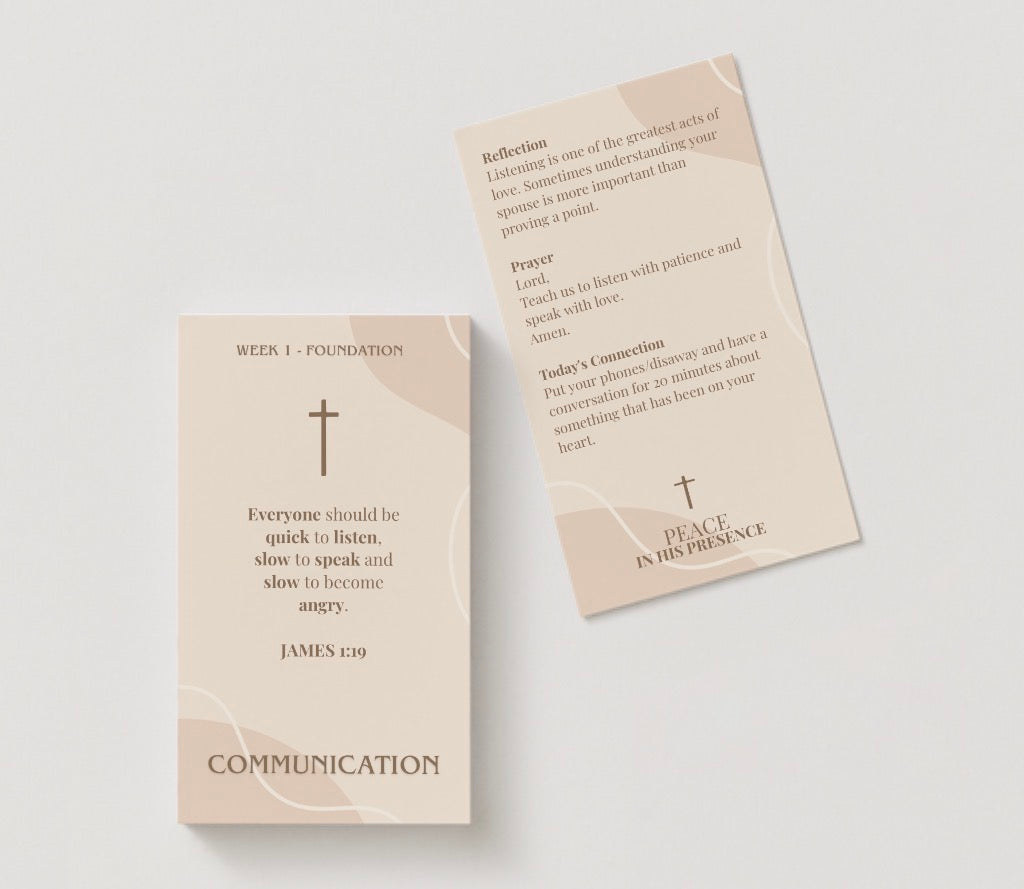 21 Christian Marriage Scripture Cards