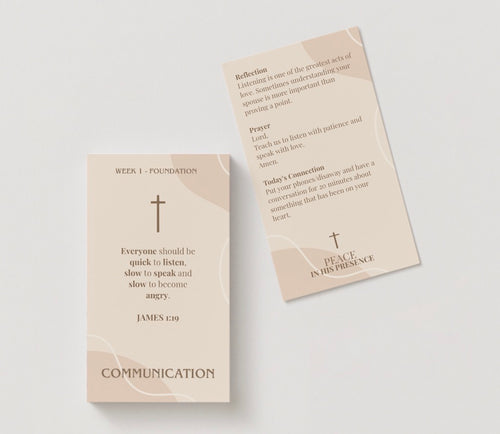 21 Christian Marriage Scripture Cards