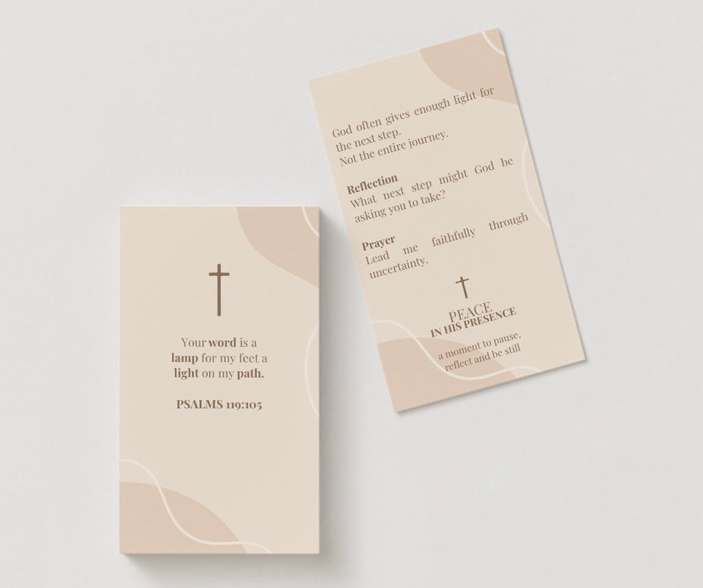 Christian Encouragement Scripture Cards