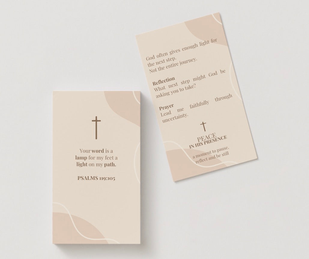 Christian Encouragement Scripture Cards
