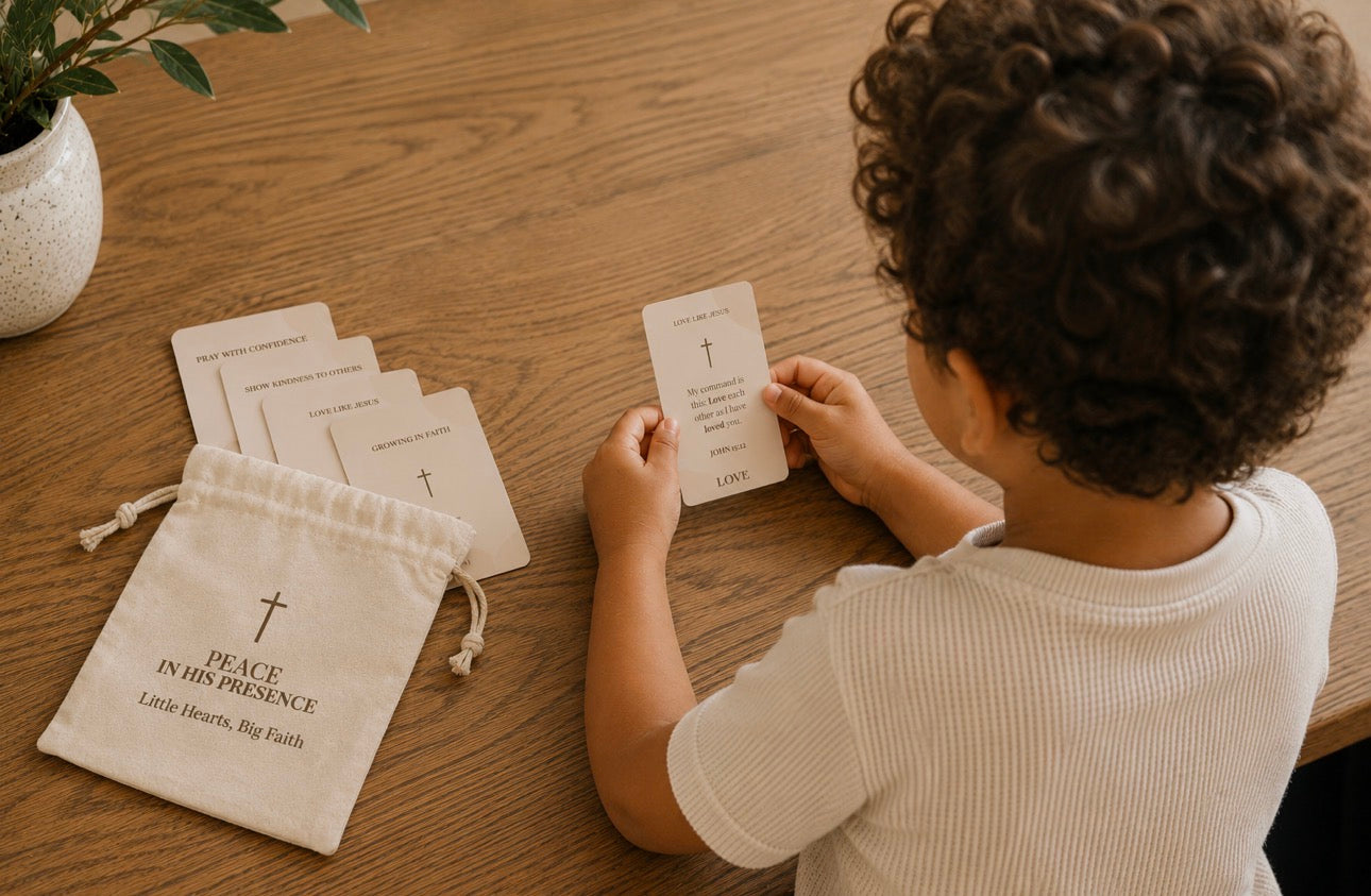 Little Hearts, Big Faith Scripture Cards